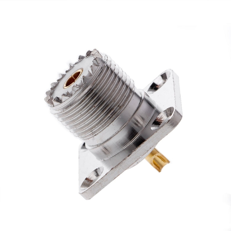 UHF Female SO239 Panel Chassis Mount Flange Cover Adapter UHF Female SO239 Panel Chassis Mount Flange Cover Adapter